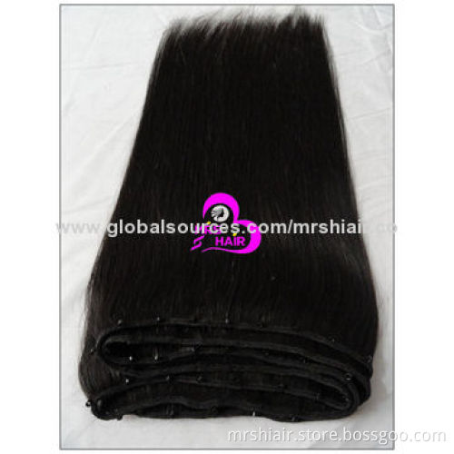 22-inch Natural Color Straight Peruvian Micro Ez Weft Hair